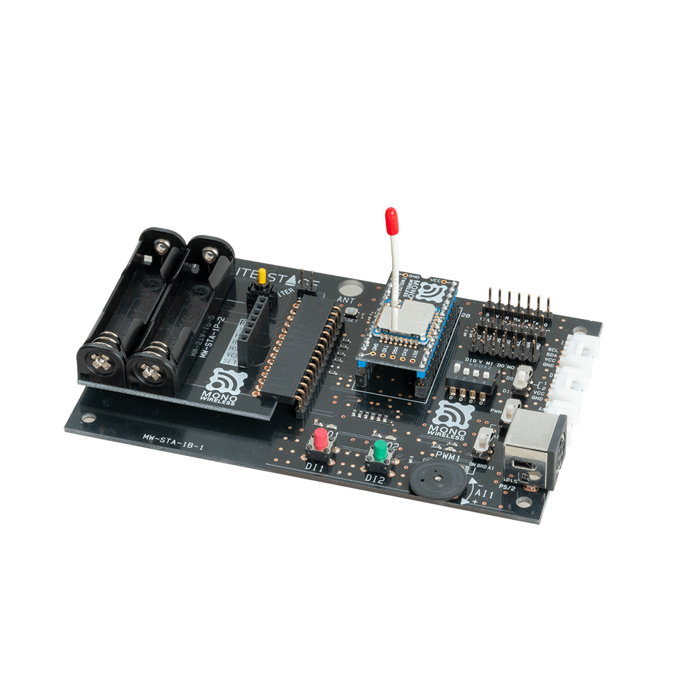 STAGEボード + TWELITE DIP マッチ棒アンテナ