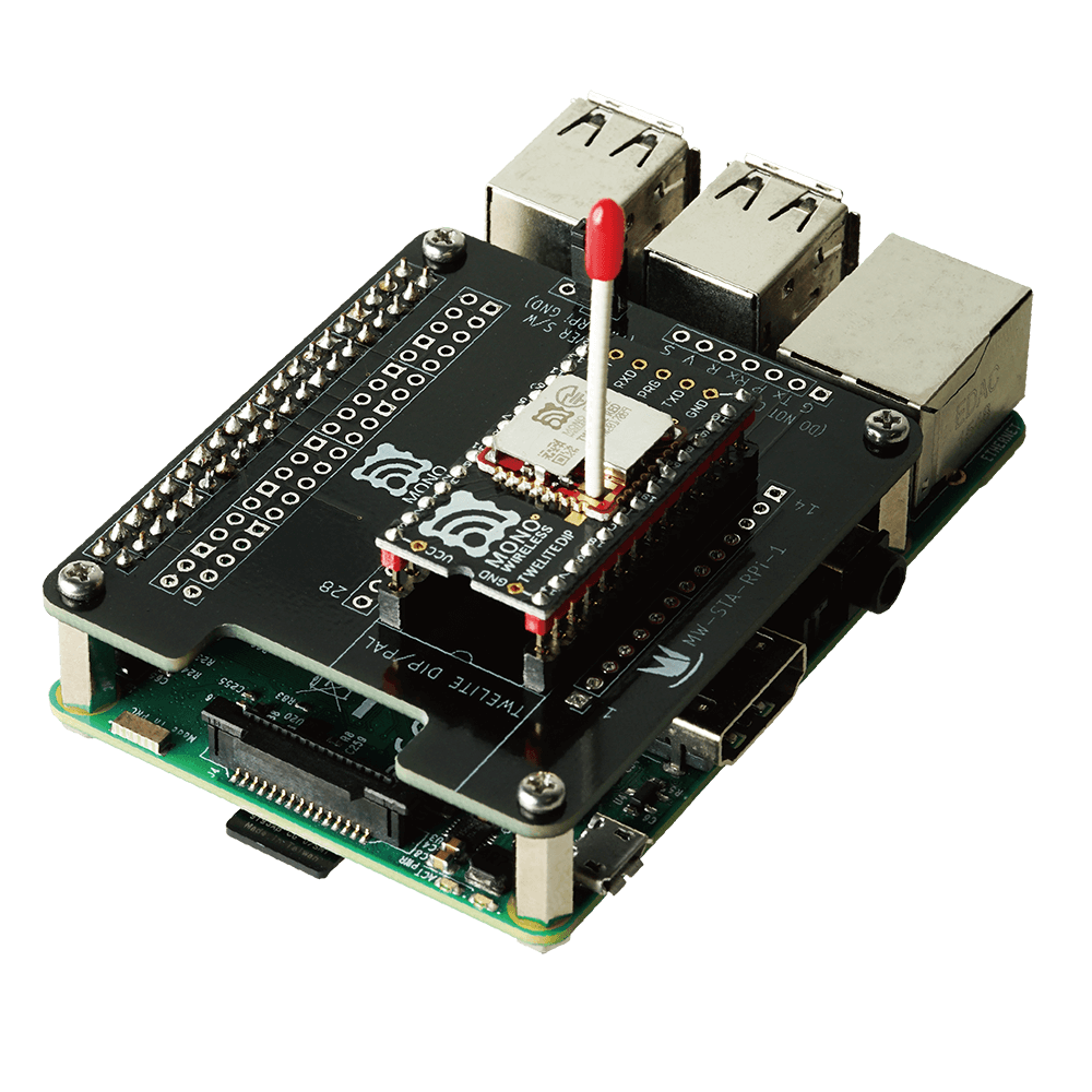 STAGE HATをRaspberry Piに装着
