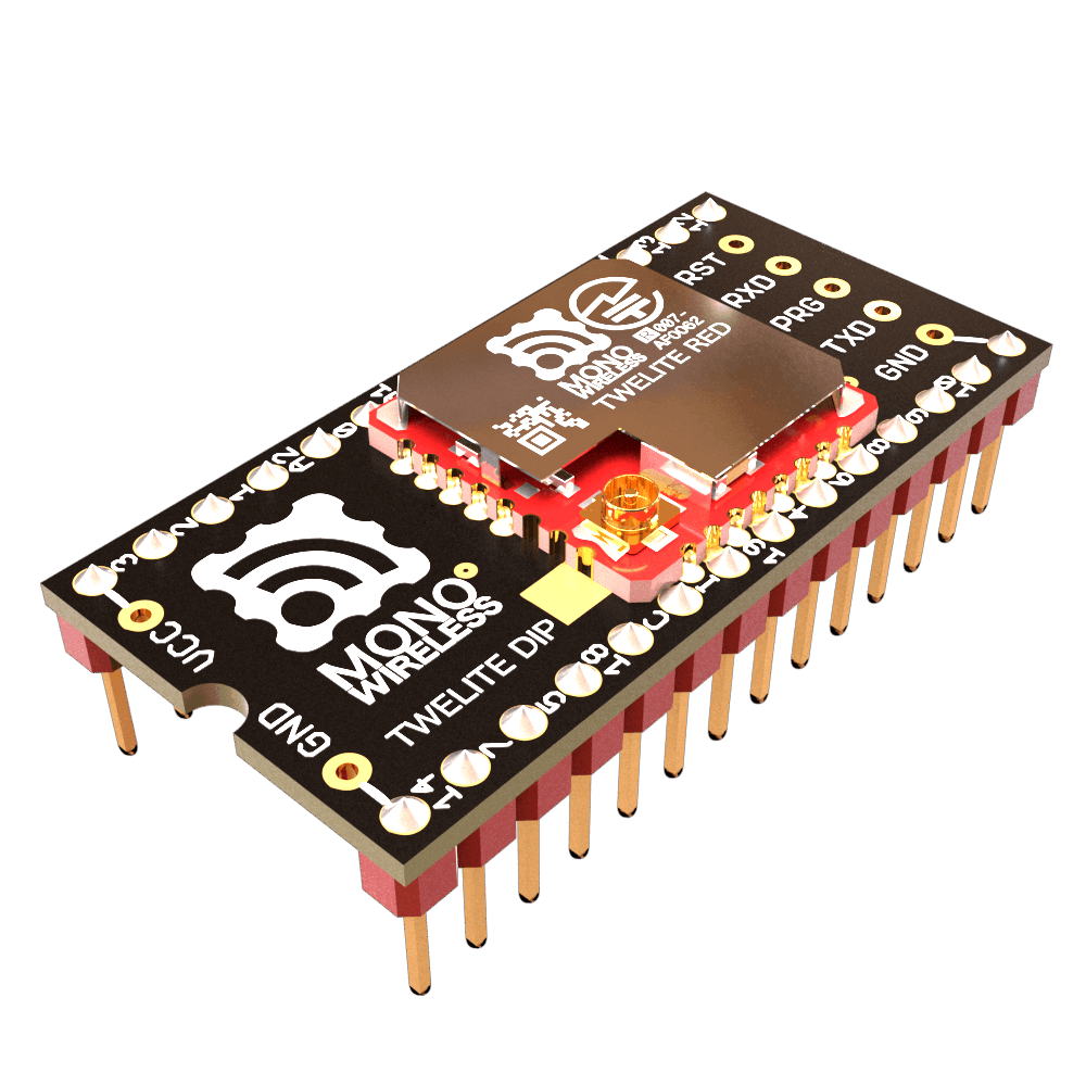 TWELITE DIP-トワイライトディップ 同軸コネクター ピンヘッダ端子付 MW-R-DI-U