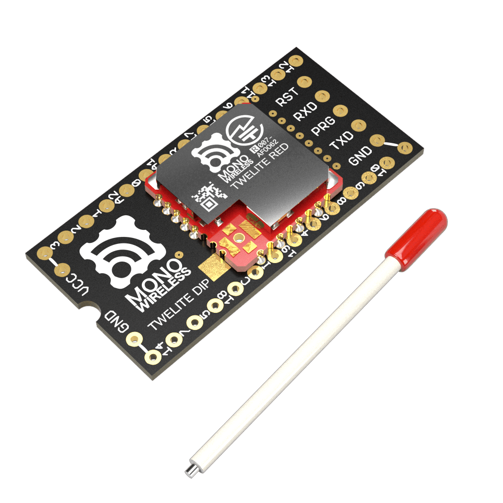 TWELITE DIP-トワイライトディップ ピンヘッダ未実装、アンテナ付属(要はんだ付け) MW-R-DP-W